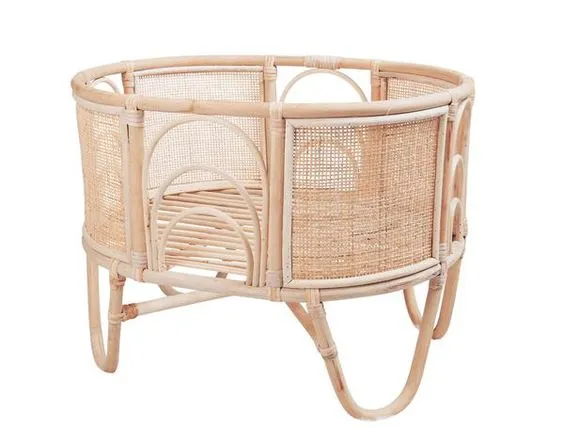 Gharbal’s nest baby bed - Rattan Crib