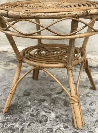 Vintage Bamboo Table - Classy Design