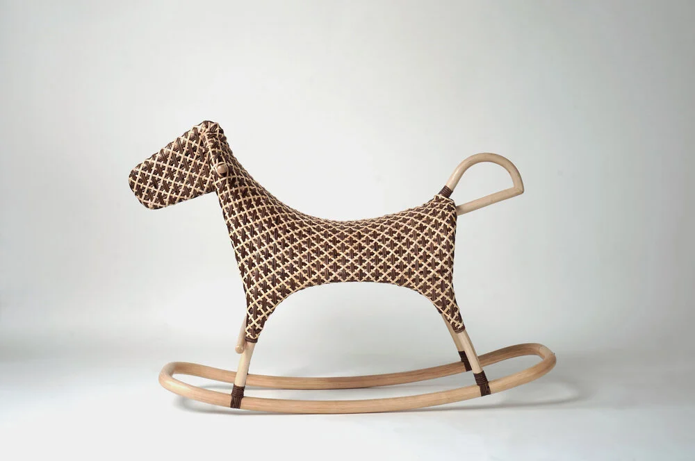 Lumping Rocking Rattan Horse - Unique design